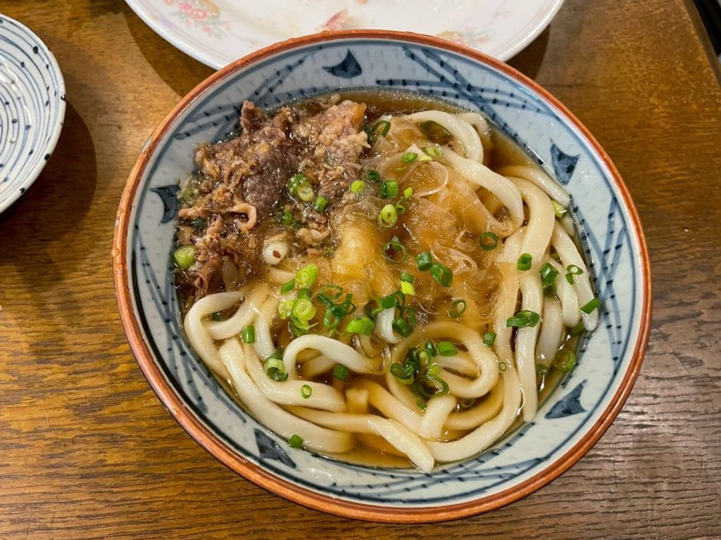 肉うどんの写真